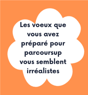 Rendre réaliste ses voeux sur parcoursup